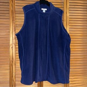 All American‎ Comfort Blue Fleece Vest Size 2X